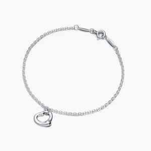 NEW Elsa Peretti for Tiffany Open Heart Bracelet